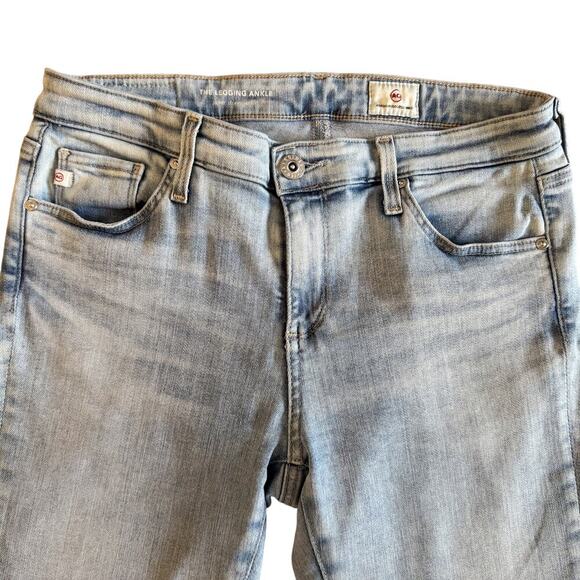 AG Adriano Goldschmied jeans womens 27R 27 Blue Legging Ankle Skinny Light 1177 - Picture 2 of 14